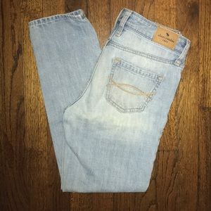 Light Wash Abercrombie Kids Girlfriend Jeans